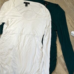 Two maternity shirts size small